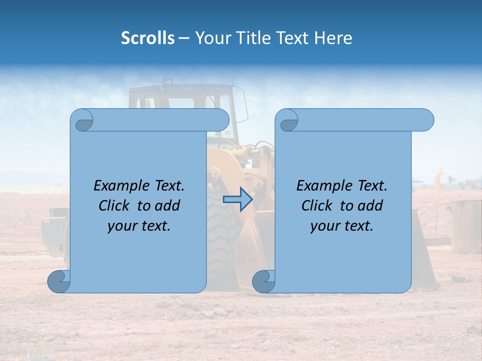 Ruin Large Site PowerPoint Template