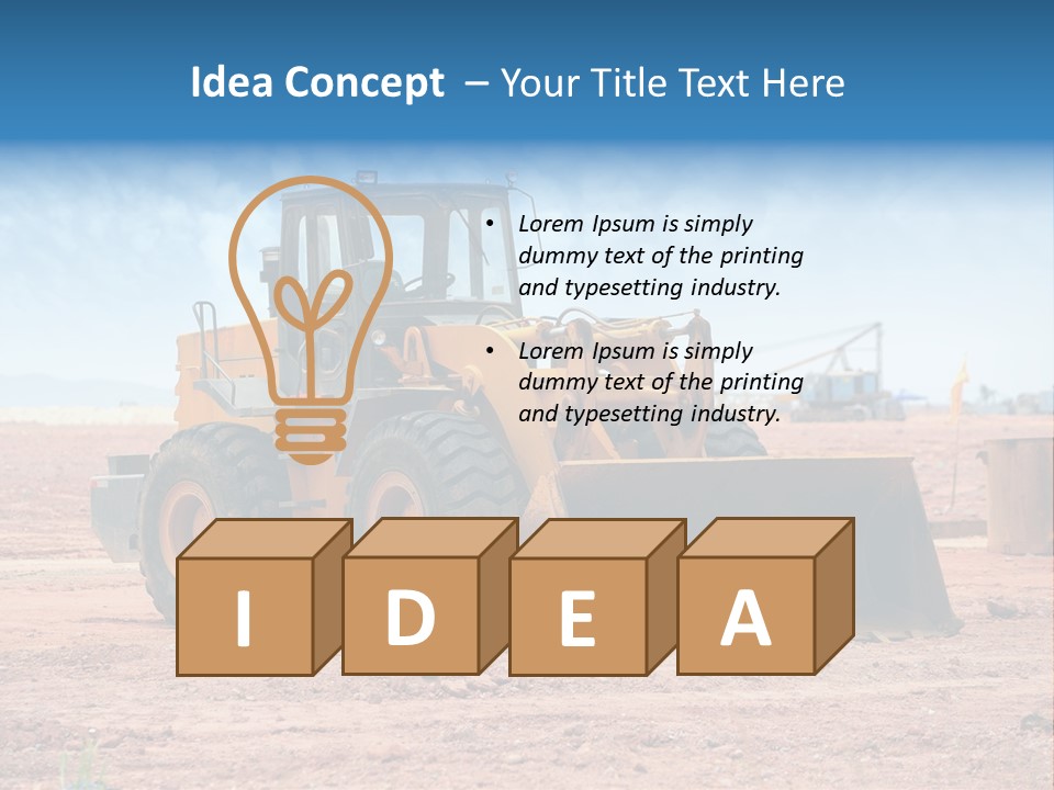 Ruin Large Site PowerPoint Template