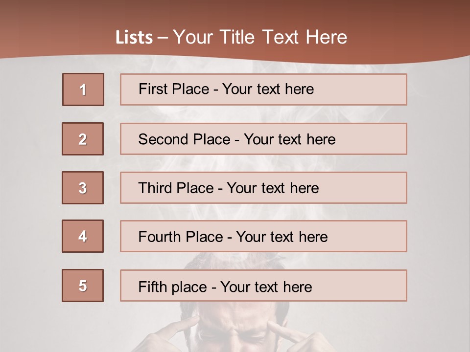 Health Headache Burn PowerPoint Template
