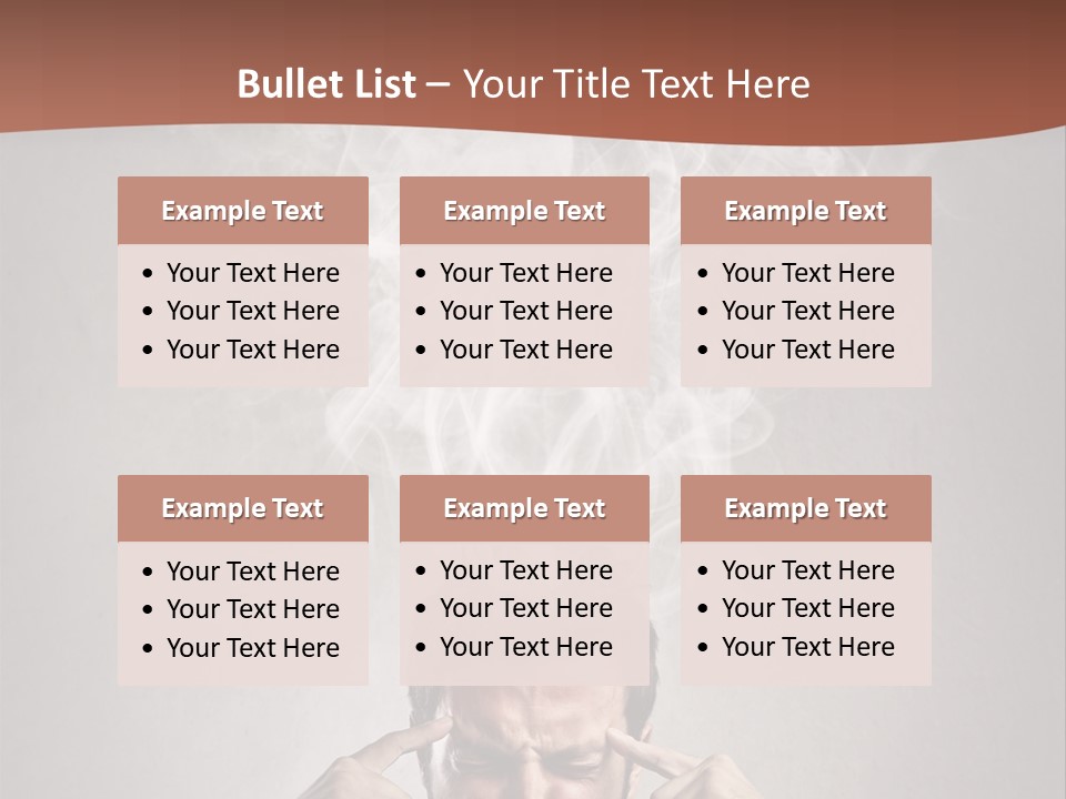 Health Headache Burn PowerPoint Template