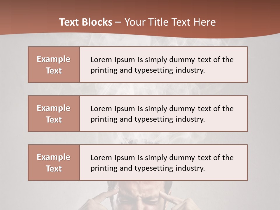 Health Headache Burn PowerPoint Template