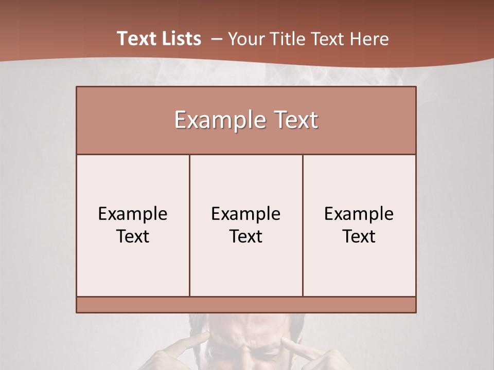 Health Headache Burn PowerPoint Template
