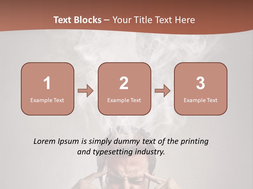 Health Headache Burn PowerPoint Template