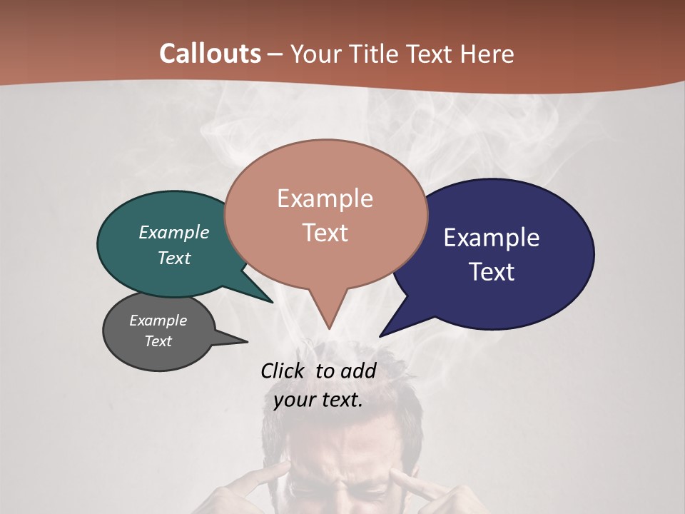 Health Headache Burn PowerPoint Template