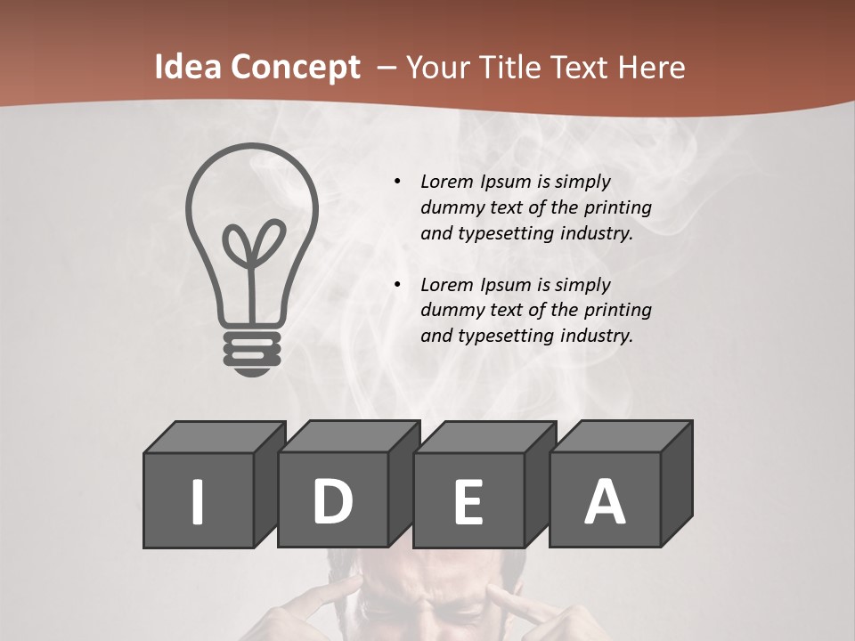 Health Headache Burn PowerPoint Template