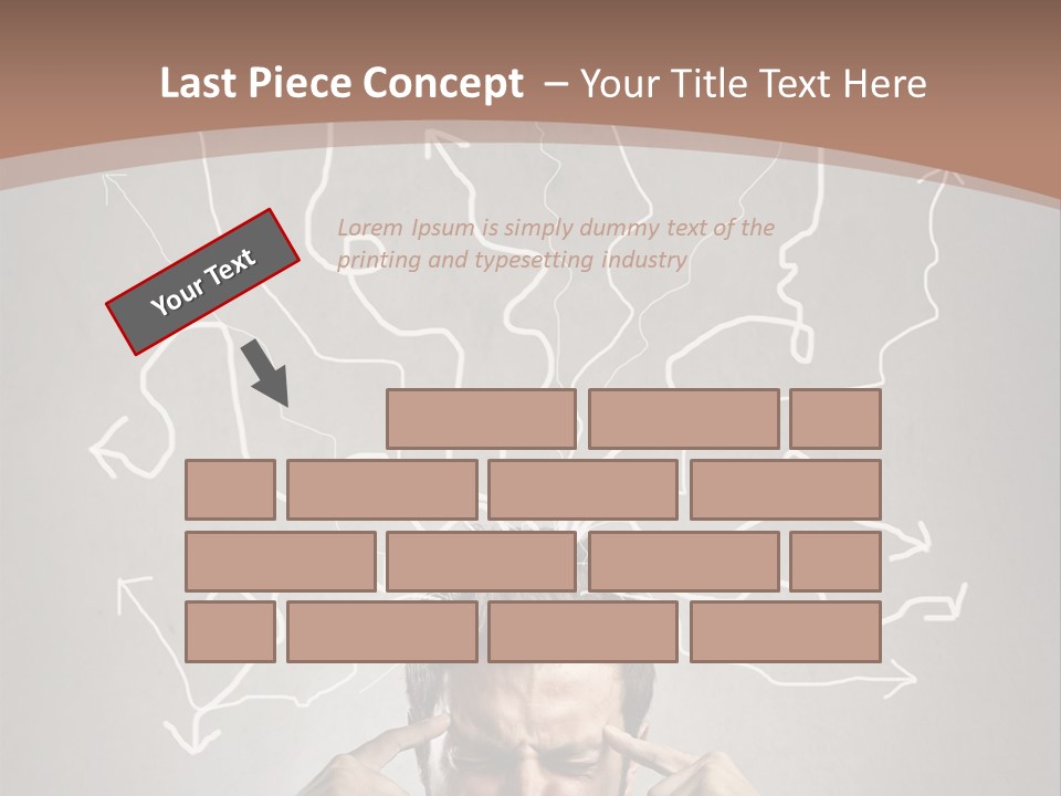 Hard Confusion Business PowerPoint Template