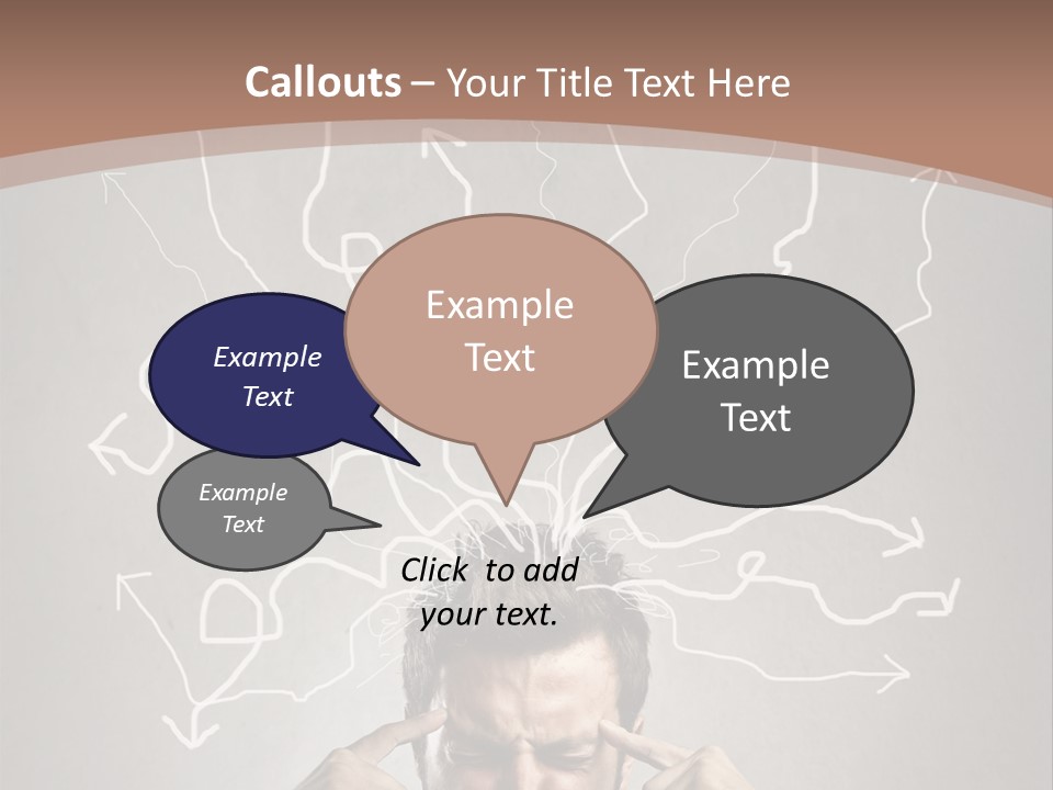 Hard Confusion Business PowerPoint Template