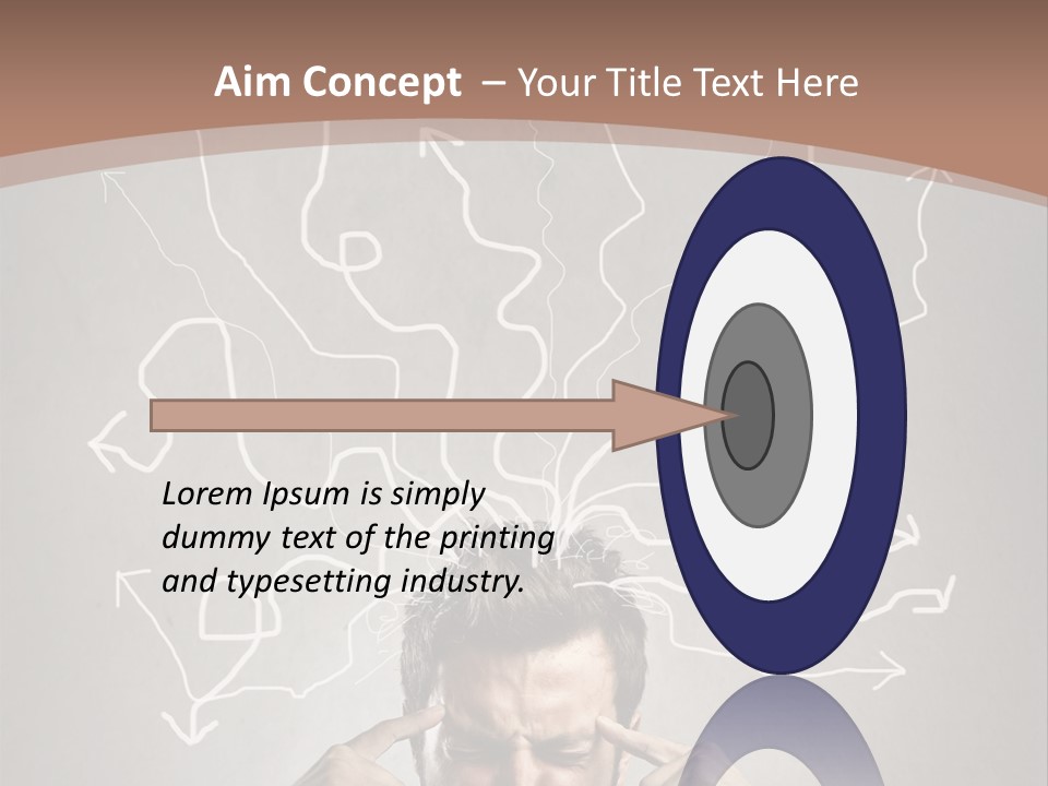 Hard Confusion Business PowerPoint Template