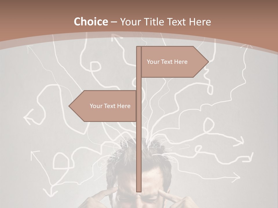 Hard Confusion Business PowerPoint Template