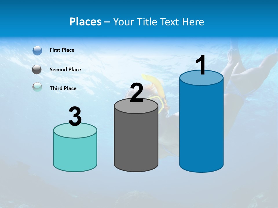 Outdoor Female Wet PowerPoint Template