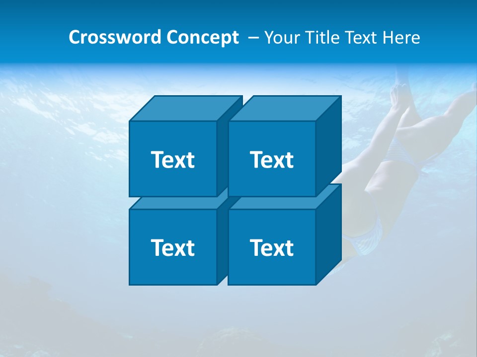 Outdoor Female Wet PowerPoint Template