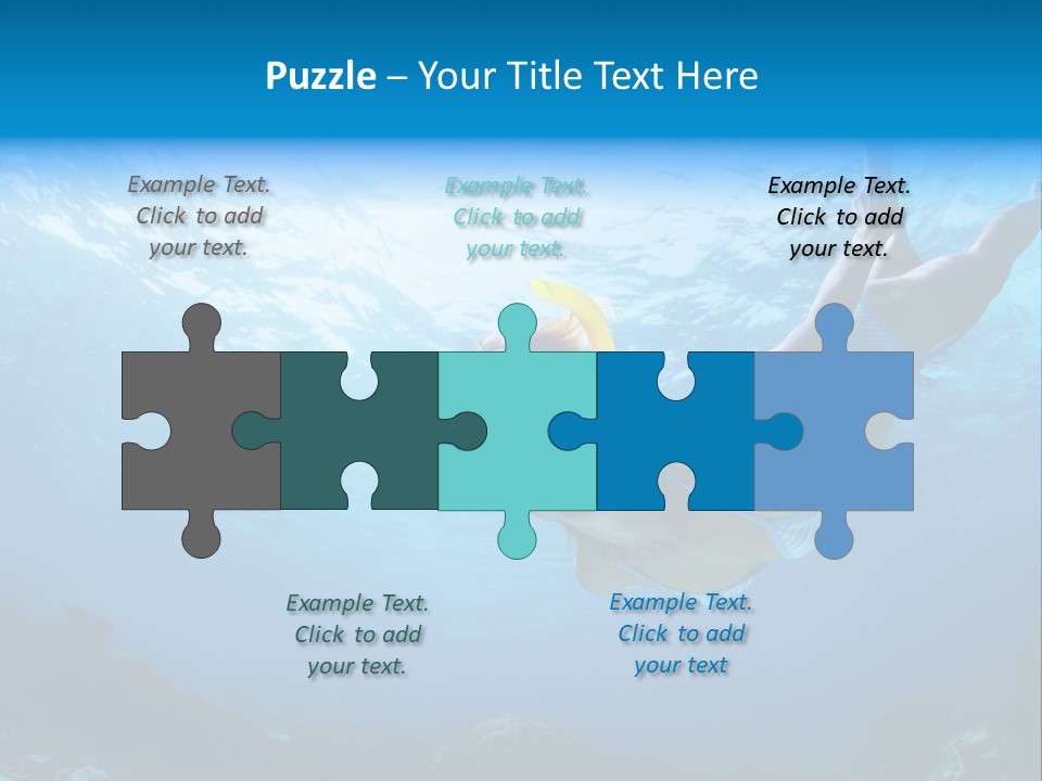 Outdoor Female Wet PowerPoint Template