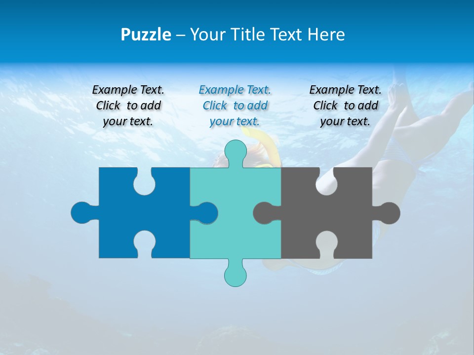 Outdoor Female Wet PowerPoint Template