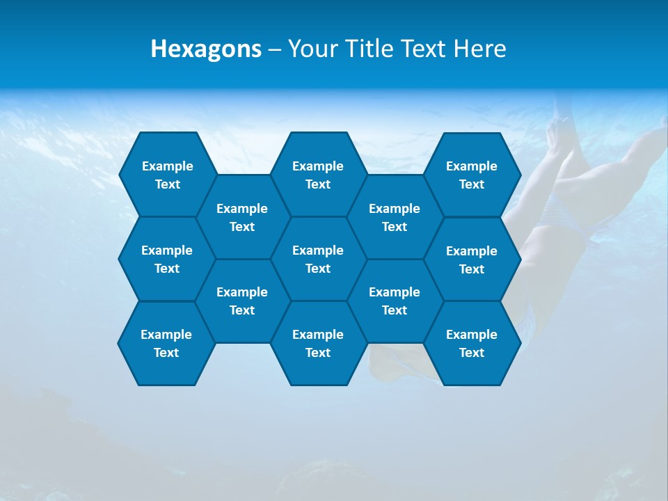 Outdoor Female Wet PowerPoint Template