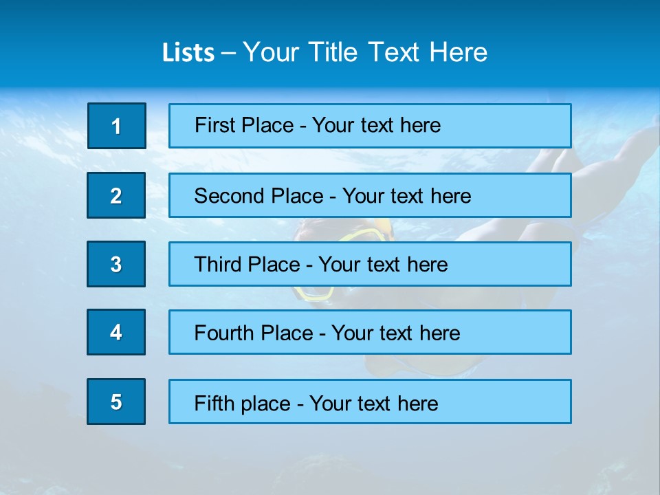Outdoor Female Wet PowerPoint Template