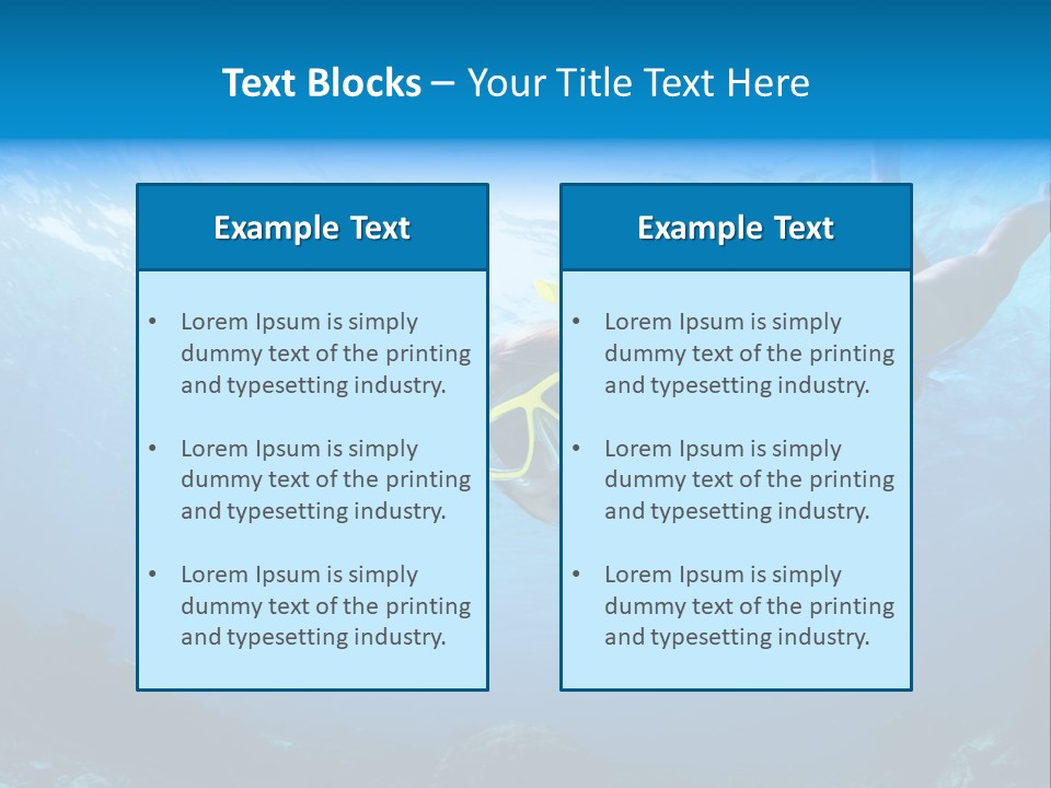 Outdoor Female Wet PowerPoint Template