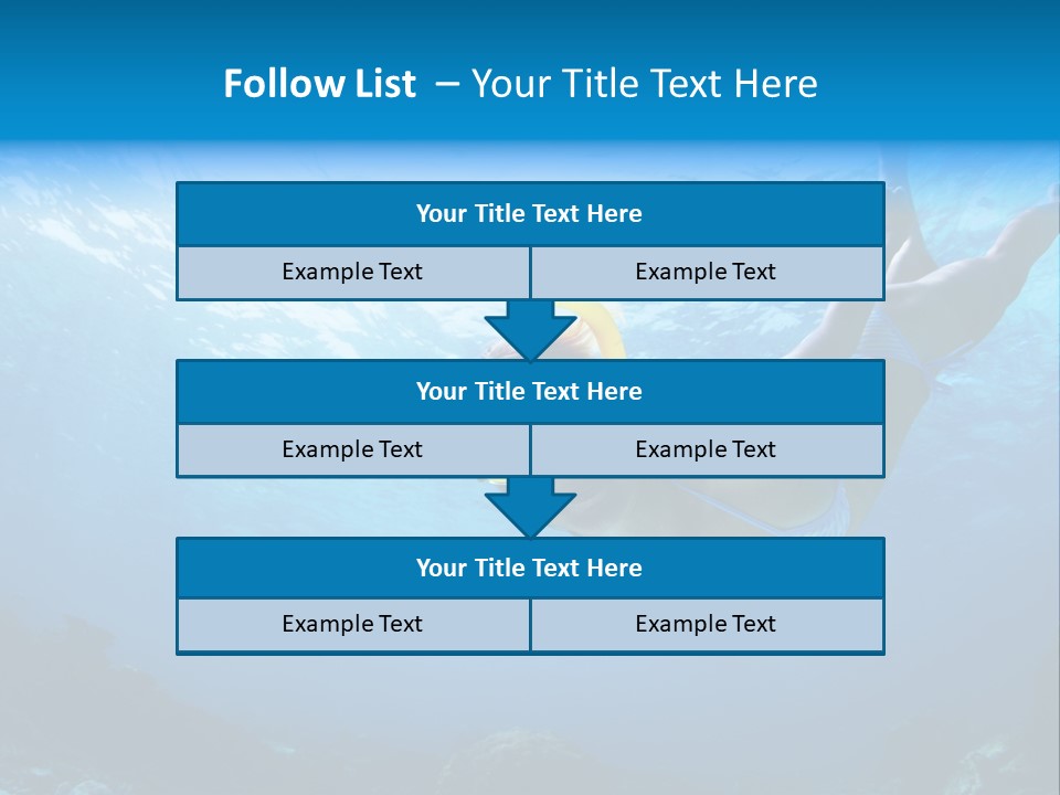 Outdoor Female Wet PowerPoint Template