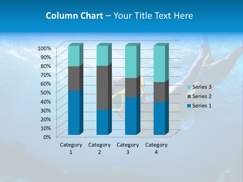 Outdoor Female Wet PowerPoint Template