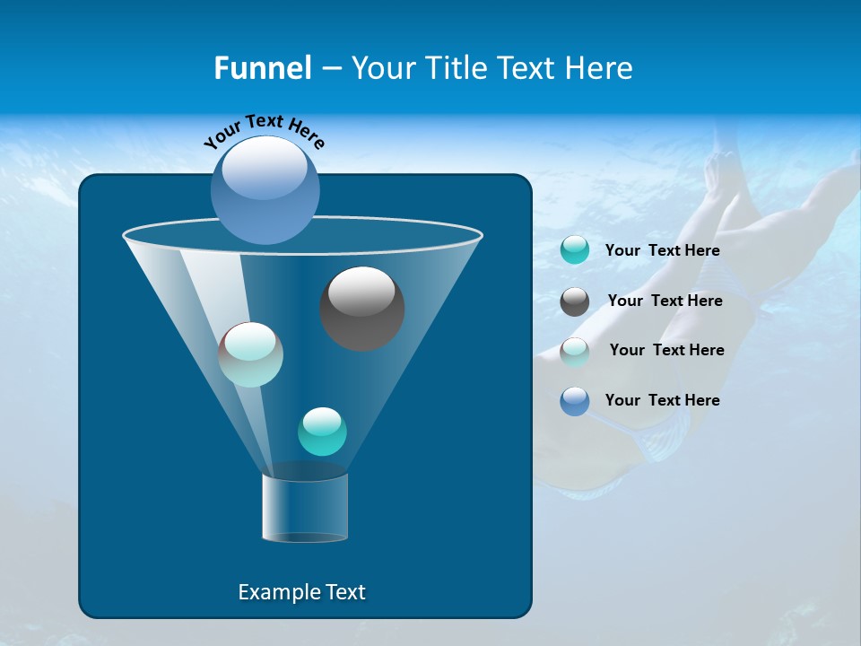 Outdoor Female Wet PowerPoint Template