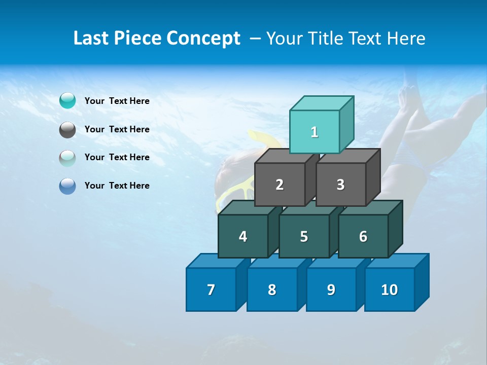 Outdoor Female Wet PowerPoint Template