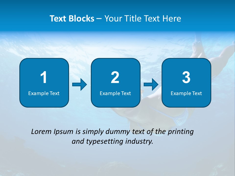 Outdoor Female Wet PowerPoint Template