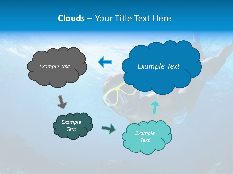 Outdoor Female Wet PowerPoint Template