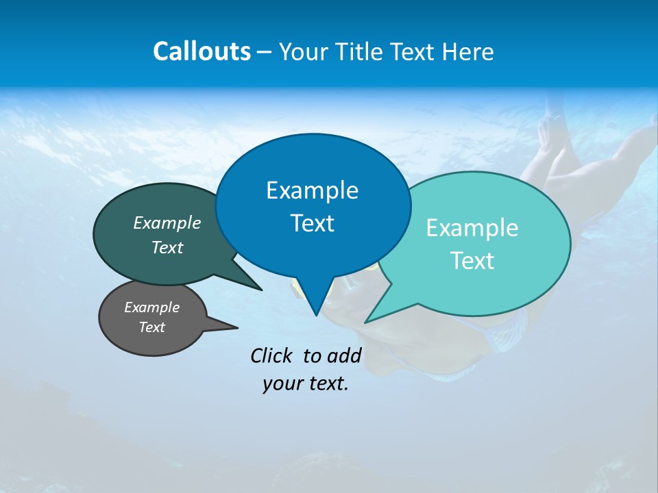 Outdoor Female Wet PowerPoint Template