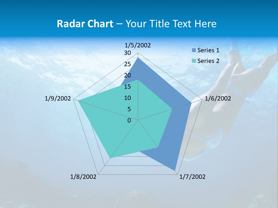 Outdoor Female Wet PowerPoint Template