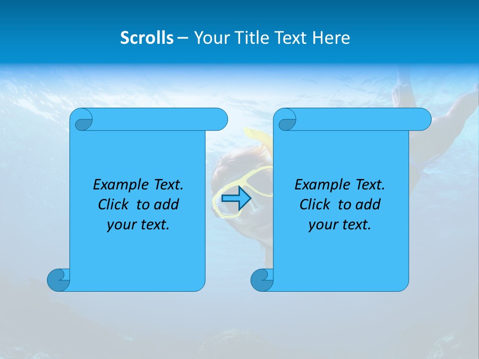 Outdoor Female Wet PowerPoint Template