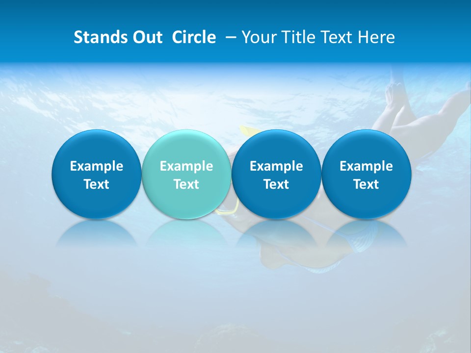 Outdoor Female Wet PowerPoint Template