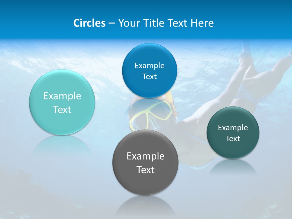 Outdoor Female Wet PowerPoint Template