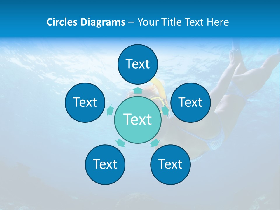 Outdoor Female Wet PowerPoint Template