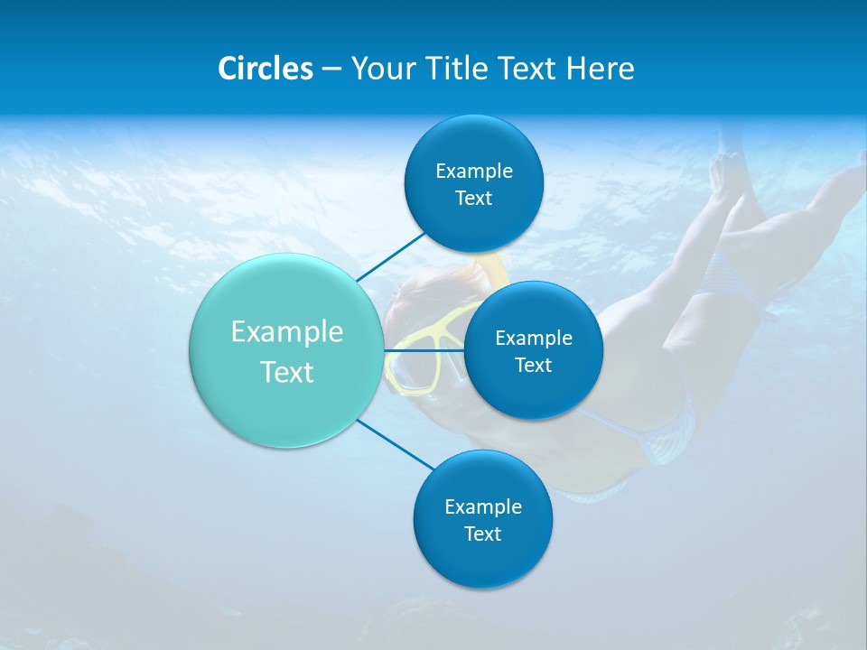 Outdoor Female Wet PowerPoint Template