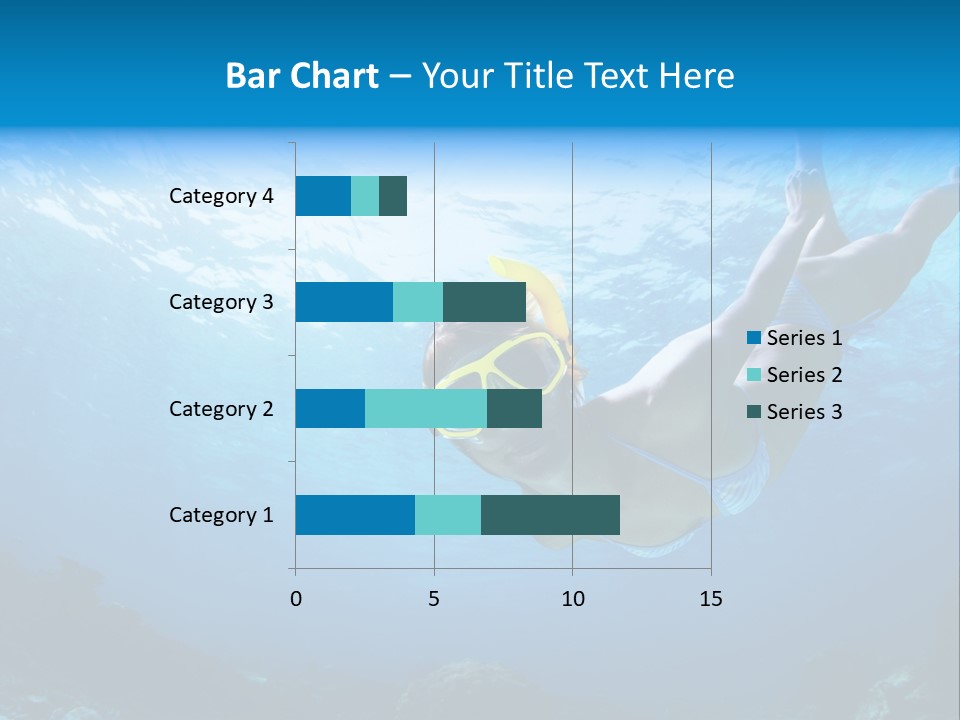Outdoor Female Wet PowerPoint Template
