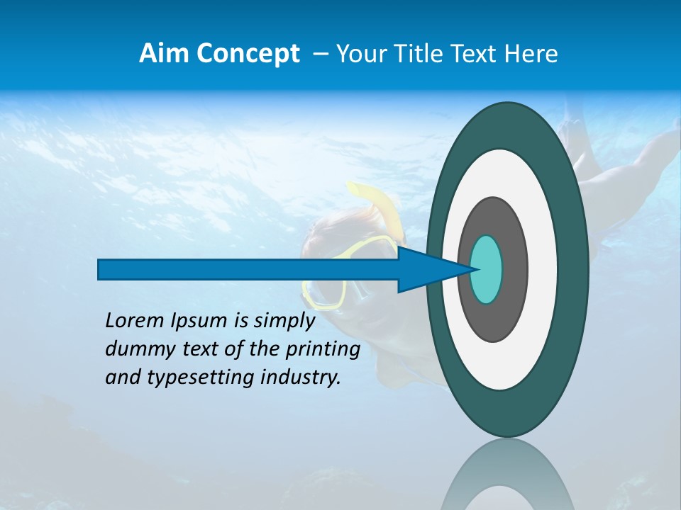 Outdoor Female Wet PowerPoint Template