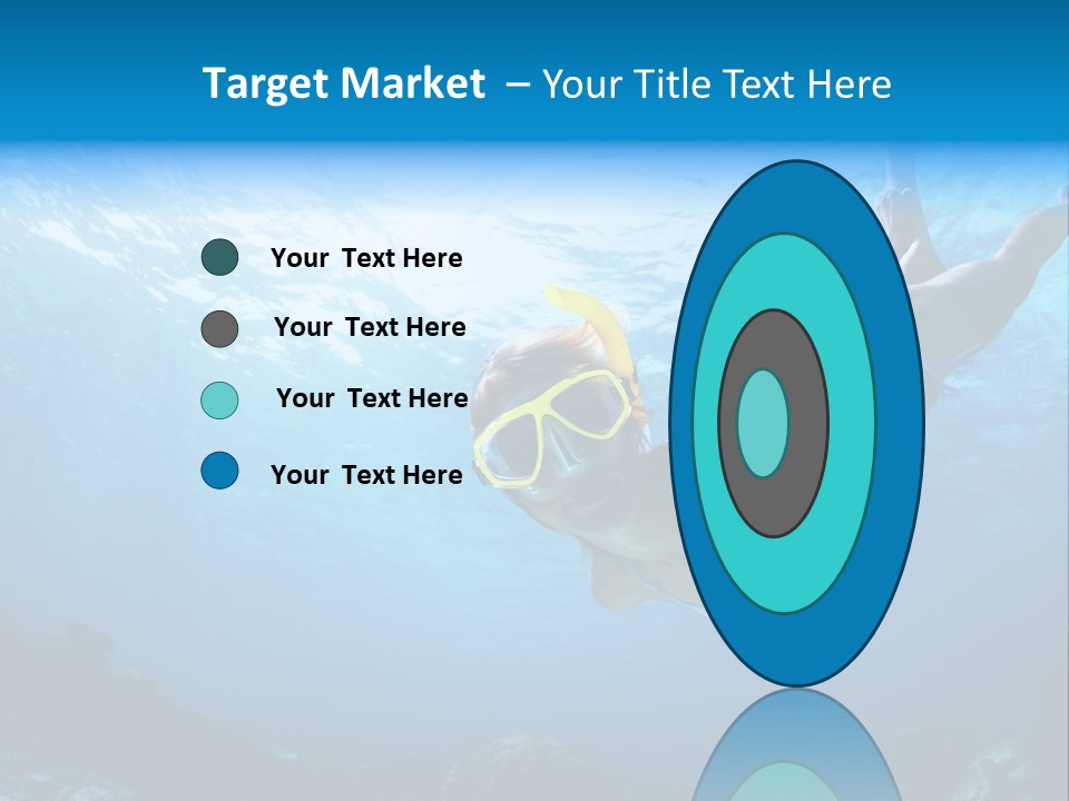 Outdoor Female Wet PowerPoint Template