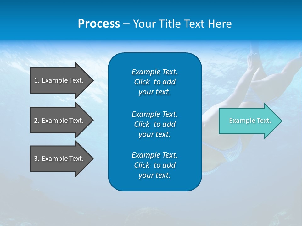 Outdoor Female Wet PowerPoint Template