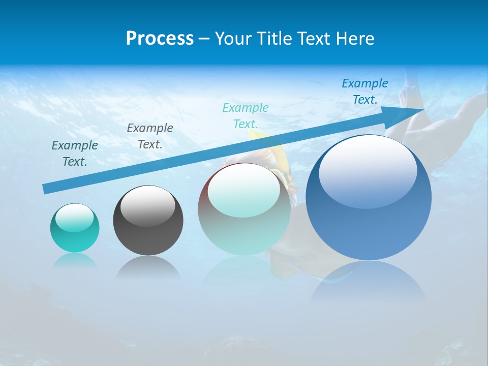 Outdoor Female Wet PowerPoint Template