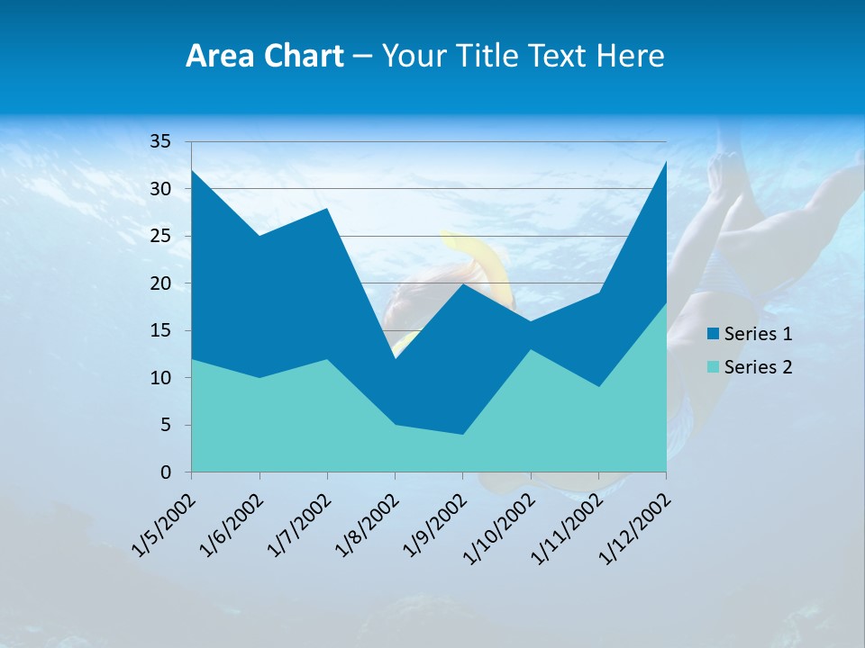 Outdoor Female Wet PowerPoint Template