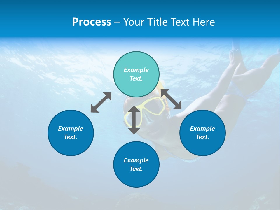 Outdoor Female Wet PowerPoint Template