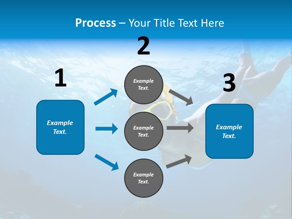 Outdoor Female Wet PowerPoint Template