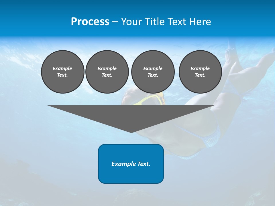 Outdoor Female Wet PowerPoint Template