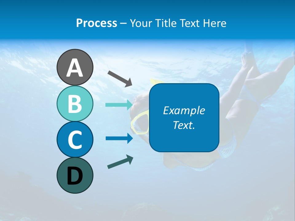 Outdoor Female Wet PowerPoint Template