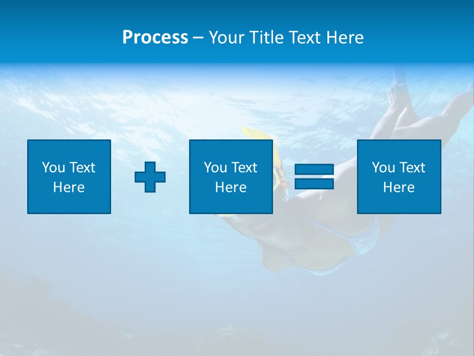 Outdoor Female Wet PowerPoint Template