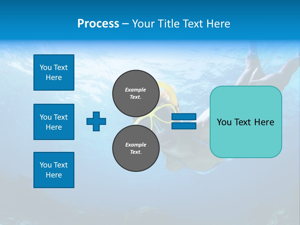 Outdoor Female Wet PowerPoint Template