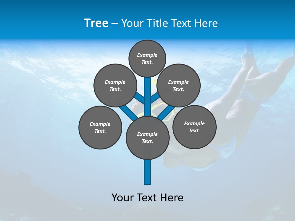 Outdoor Female Wet PowerPoint Template