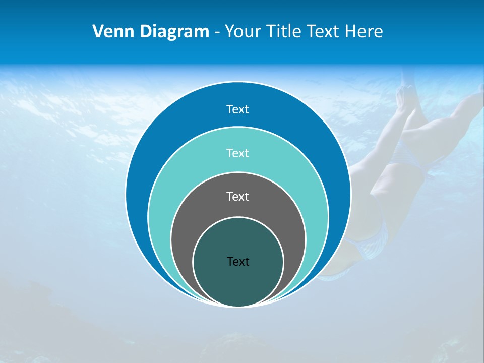 Outdoor Female Wet PowerPoint Template