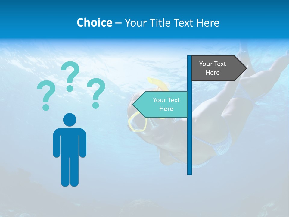 Outdoor Female Wet PowerPoint Template