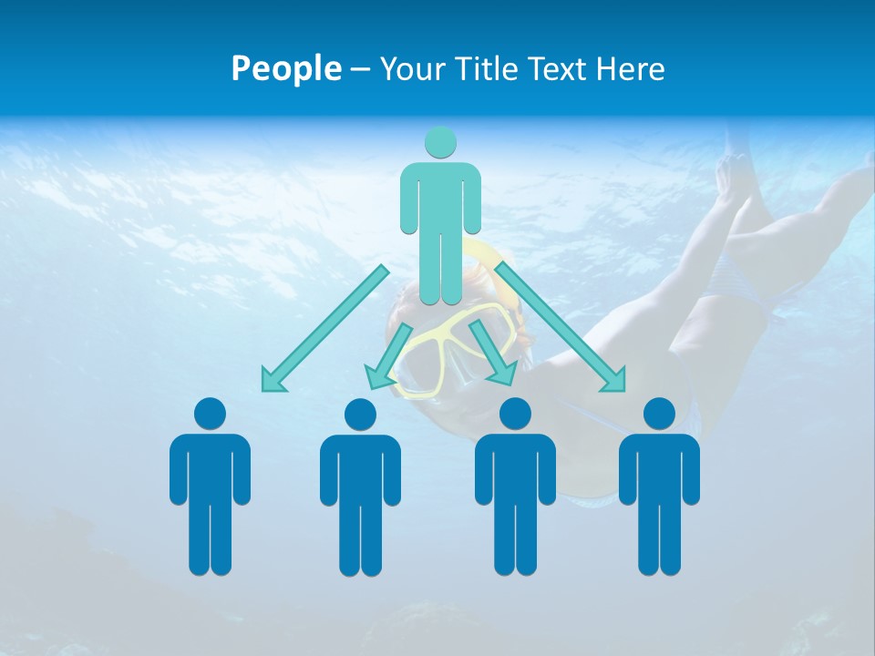 Outdoor Female Wet PowerPoint Template