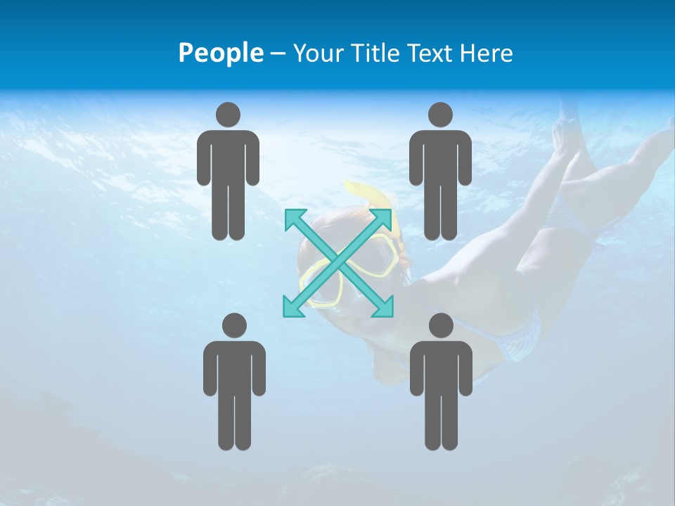 Outdoor Female Wet PowerPoint Template